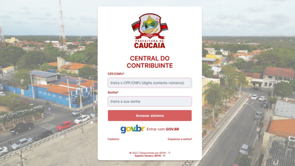 Caucaia entre os pioneiros do Ceará: Sefin amplia acesso à Central do Contribuinte por meio da Rede Gov.br